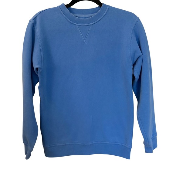 lululemon athletica Tops - Lululemon All Yours Crew Sweatshirt Blue Athletic Athleisure Relaxed Fit XS-SM
